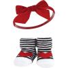 image:imageHudson Baby Girls Headband and Socks GiftsetRed Pink