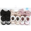 image:imageHudson Baby Girls Headband and Socks GiftsetTaupe Pink