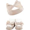 image:imageHudson Baby Girls Headband and Socks GiftsetTaupe Pink