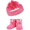 image:imageHudson Baby Girls Headband and Socks GiftsetTeal Coral