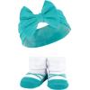 image:imageHudson Baby Girls Headband and Socks GiftsetTeal Coral