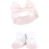 image:imageHudson Baby Girls Headband and Socks GiftsetTeal Pink