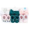 image:imageHudson Baby Girls Headband and Socks GiftsetTeal Pink