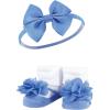 image:imageHudson Baby Girls Headband and Socks GiftsetWildflower