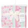 image:imageHudson Baby Infant Girls Cotton Flannel Burp Cloths 10Pack Pink Daisies One Size