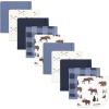 image:imageHudson Baby Unisex Baby 20Pc Quilted Cotton Washcloths Moose Bear One SizeMoose Bear Enchanted Forest