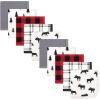 image:imageHudson Baby Unisex Baby 20Pc Quilted Cotton Washcloths Moose Bear One SizeMoose Moose Bear
