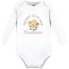 image:imageHudson Baby Unisex Baby Cotton Bodysuit Pant and Shoe Set Peace Love Flowers 36 Months
