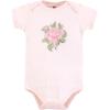 image:imageHudson Baby Unisex Baby Cotton Bodysuits 5 PieceVintage Rose