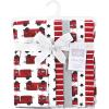 image:imageHudson Baby Unisex Baby Cotton Flannel Burp Cloths One SizeFire Truck