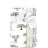 image:imageHudson Baby Unisex Baby Cotton Flannel Burp Cloths One SizeWild Safari Adventures