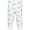 image:imageHudson Baby Unisex Baby Cotton Pants and LeggingsGray Mint Elephant