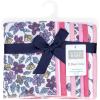 image:imageHudson Baby Unisex Baby Cotton Polyester Flannel Burp ClothsBegonia Pink Floral 10pack