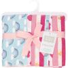 image:imageHudson Baby Unisex Baby Cotton Polyester Flannel Burp ClothsCloudy Rainbow 10pack
