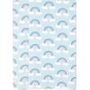 image:imageHudson Baby Unisex Baby Cotton Polyester Flannel Burp ClothsCloudy Rainbow 4pack
