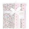 image:imageHudson Baby Unisex Baby Cotton Polyester Flannel Burp ClothsOutline Floral Soft Pink 7pack