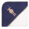 image:imageHudson Baby Unisex Baby Cotton Rich Hooded Towels Gray Modern Elephant One SizeBlue Moose