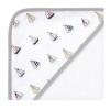 image:imageHudson Baby Unisex Baby Cotton Rich Hooded Towels Gray Modern Elephant One SizeCaptain