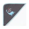 image:imageHudson Baby Unisex Baby Cotton Rich Hooded Towels Gray Modern Elephant One SizeDinosaurs