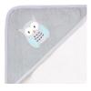 image:imageHudson Baby Unisex Baby Cotton Rich Hooded Towels Gray Modern Elephant One SizeOwl
