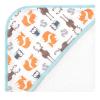 image:imageHudson Baby Unisex Baby Cotton Rich Hooded Towels Gray Modern Elephant One SizeOwl