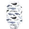 image:imageHudson Baby Unisex Baby Cotton Sleeveless BodysuitsGirl Whale Types