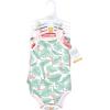 image:imageHudson Baby Unisex Baby Cotton Sleeveless BodysuitsPalm Flamingo
