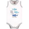 image:imageHudson Baby Unisex Baby Cotton Sleeveless BodysuitsShark Patrol