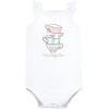 image:imageHudson Baby Unisex Baby Cotton Sleeveless BodysuitsTea Party