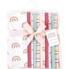 image:imageHudson Baby Unisex Baby Flannel Burp Cloth 12pk Fun Desert One SizeCreative Rainbow