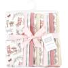 image:imageHudson Baby Unisex Baby Flannel Burp Cloth 12pk Fun Desert One SizeGirl Woodland Pals