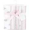 image:imageHudson Baby Unisex Baby Flannel Burp Cloth 12pk Fun Desert One SizePink Gray Elephant