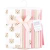 image:imageHudson Baby Unisex Baby Flannel Burp Cloth 12pk Fun Desert One SizePink Taupe Bear
