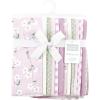 image:imageHudson Baby Unisex Baby Flannel Burp Cloth 12pk Fun Desert One SizePurple Dainty Floral