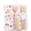 image:imageHudson Baby Unisex Baby Flannel Burp Cloth 12pk Fun Desert One SizeSoft Painted Floral