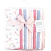 image:imageHudson Baby Unisex Baby Flannel Burp Cloth 12pk Fun Desert One SizeUnicorns Rainbows