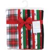 image:imageHudson Baby Unisex Baby Flannel Burp Cloth 12pk Fun Desert One SizeWhite Tartan