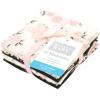image:imageHudson Baby Unisex Baby Flannel Cotton Washcloths Cowboy 10 Pack One SizeNeutral Pink Floral 12 Pack