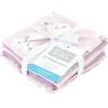 image:imageHudson Baby Unisex Baby Flannel Cotton Washcloths Cowboy 10 Pack One SizePurple Dainty Floral 10 Pack