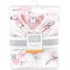 image:imageHudson Baby Unisex Baby Mink with Sherpa Inner Sleeping Bag Sack Blanket Whimsical Unicorn 612 MonthsPink Floral