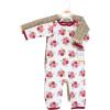 image:imageHudson Baby Unisex Baby Premium Quilted CoverallsAutumn Rose