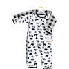 image:imageHudson Baby Unisex Baby Premium Quilted CoverallsBear Gray Black