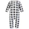 image:imageHudson Baby Unisex Baby Premium Quilted CoverallsBear Gray Black