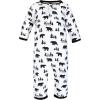 image:imageHudson Baby Unisex Baby Premium Quilted CoverallsBear Gray Black