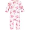 image:imageHudson Baby Unisex Baby Premium Quilted CoverallsBlush Rose Leopard