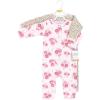 image:imageHudson Baby Unisex Baby Premium Quilted CoverallsBlush Rose Leopard