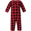 image:imageHudson Baby Unisex Baby Premium Quilted CoverallsBuffalo Plaid Bear