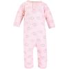 image:imageHudson Baby Unisex Baby Premium Quilted CoverallsPink Gray Elephant
