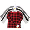 image:imageHudson Baby Unisex Baby Thermal Long Sleeve Tees 5pkBuffalo Plaid Moose