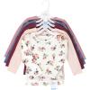 image:imageHudson Baby Unisex Baby Thermal Long Sleeve Tees 5pkDusty Rose Floral